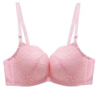 YUNWUXIN套装]前扣丰满聚拢女士内衣无钢圈性感调整型少女文胸美背文胸文胸套装