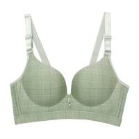 YUNWUXIN加厚文胸罩10cm小胸聚拢平胸专用女士超厚无钢圈特厚文胸套装内衣文胸套装