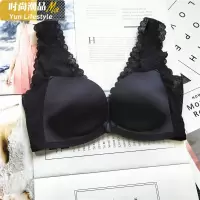 YUNWUXIN不空杯不跑杯 小胸聚拢舒适收副乳文胸 前搭扣蕾丝美背文胸套装文胸套装