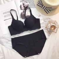 YUNWUXIN歌黛尔 高品质简约馒头杯加厚聚拢无钢圈一片式内衣文胸套装文胸套装