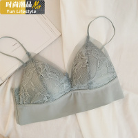 YUNWUXIN春夏法式浪漫内衣女小胸聚拢防下垂调整型无钢圈透气乳胶胸罩胸罩
