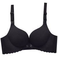 YUNWUXIN哺乳内衣聚拢防下垂收副乳夏季上托有型产后小胸中厚款喂奶胸罩胸罩