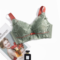 YUNWUXIN高端轻奢欧货欧美女装欧洲站泰国乳胶棉薄款无钢圈聚拢文胸春胸罩胸罩