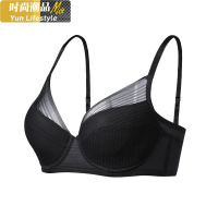 YUNWUXIN罩杯大罩杯有钢圈薄款蕾丝网纱性感聚拢大胸显小胸罩内衣文胸胸罩