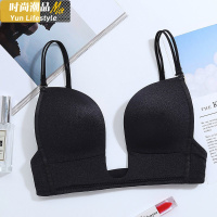 YUNWUXIN欧美U型深V性感内衣夏季美背小胸聚拢低胸隐形婚纱礼服文胸胸罩