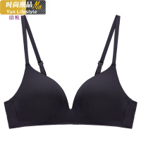 YUNWUXIN 夏季无钢圈聚拢性感薄款文胸罩 光面一片式女睡眠内衣胸罩
