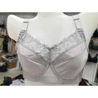 YUNWUXIN超薄无海棉光面文胸罩杯内衣胖mm大码胸罩缩胸大胸显小一片式胸罩