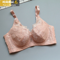 YUNWUXIN夏季大胸显小罩杯超薄款文胸性感蕾丝胸罩无海绵收副乳内衣女胸罩