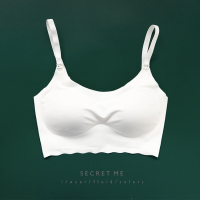 YUNWUXINREME坊春夏款美背瑜伽运动内衣女一体式无钢圈聚拢型无感文胸胸罩