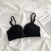 YUNWUXIN夏季无钢圈小胸罩美背文胸无肩带聚拢薄款调整型半杯内衣性感女装胸罩