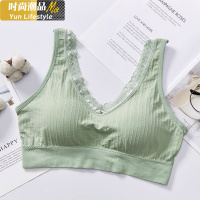 YUNWUXIN性感蕾丝内衣女美背聚拢加厚无钢圈上托收副乳文胸调整型胸罩胸罩