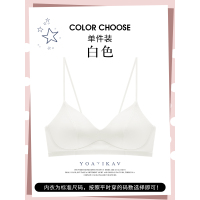 YUNWUXIN少女薄款舒适]内衣女无钢圈超薄透气小胸聚拢上托大学高中胸罩胸罩