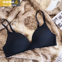 YUNWUXIN升级版通勤舒适轻薄聚拢一片式小胸无钢圈文胸光面内衣胸罩胸罩