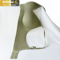 YUNWUXIN素肌果冻条夏季内衣女无钢圈薄款小胸聚拢调整型收副乳文胸罩胸罩
