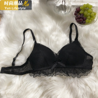 YUNWUXIN月牙城2020年新款蕾丝花边内衣女无钢圈聚拢胸罩性感学生色文胸胸罩