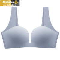 YUNWUXIN贴身日记简约基础微调整光面一片式无钢圈文胸罩小胸聚拢内衣胸罩