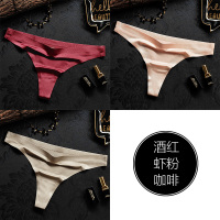 YUNWUXIN3条装女士内裤丁字裤性感低腰诱惑薄瑜伽运动健身T裤透气内裤