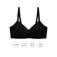 YUNWUXIN无钢圈无磁内衣女电子厂学生高考高中生大学生青春期少女发育文胸胸罩