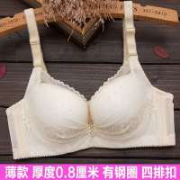 YUNWUXIN都市性感丽人内衣夏有钢圈薄款聚拢文胸性感蕾丝少女学生小胸罩胸罩