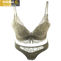 YUNWUXIN内衣女性感蕾丝小胸加厚超厚8cm馒头杯聚拢上托美背无钢圈文胸罩胸罩