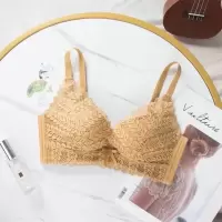 YUNWUXIN泰国乳胶文胸调整型加厚内衣女小胸聚拢无钢圈收副乳防下垂胸罩胸罩