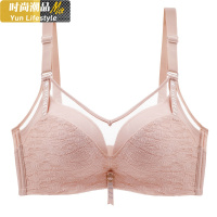 YUNWUXIN都市新感觉 女士内衣文胸无钢圈聚拢调整型蕾丝性感小胸加厚胸罩胸罩