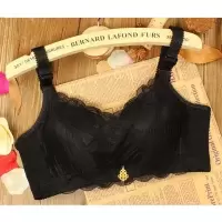 YUNWUXIN无钢圈按摩文胸聚拢侧收调整型内衣收副乳小胸罩加厚性感蕾丝乳罩胸罩