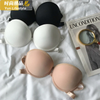 YUNWUXIN隐形无肩带内衣女小胸聚拢春夏学生少女美背运动胸罩性感防滑文胸胸罩