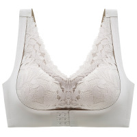 YUNWUXIN新年款大红色泰国乳胶内衣冬季调整型文胸聚拢无钢圈美背胸罩胸罩