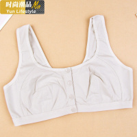 YUNWUXIN棉前扣加大码少女文胸胖MM初中高中生学生无海绵青春期发育内衣胸罩