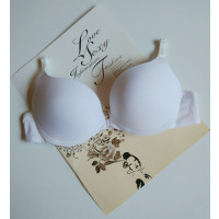 YUNWUXIN黑色文胸日系前扣细带美背聚拢文胸少女性感小胸露背内衣文胸春夏胸罩