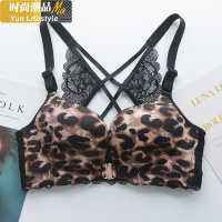 YUNWUXIN大码文胸前扣美背胖MM露背聚拢性感胖妹妹95D杯夏季200斤内衣薄款胸罩