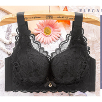 YUNWUXIN小胸聚拢内衣女调整型上托蕾丝无钢圈文胸收副乳性感加厚款胸罩胸罩