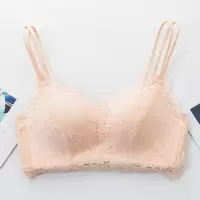 YUNWUXIN美背内衣薄款夏季聚拢性感抹胸式防走光蕾丝无钢圈女士文胸罩套装抹胸