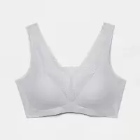 YUNWUXIN睡眠文胸大码缩胸内衣无钢圈防走光大胸显小抹胸女平胸背心式抹胸