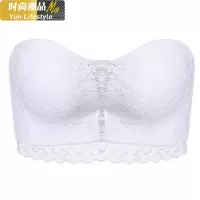 YUNWUXIN无肩带文胸聚拢防滑上托小胸罩抹胸式美背隐形性感露肩内衣女夏季抹胸