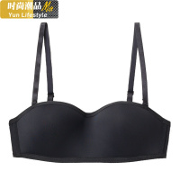 YUNWUXIN靴下物旗舰店无肩带肉色内衣女聚拢防滑抹胸文胸美背可拆卸裹胸抹胸