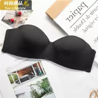 YUNWUXIN无肩带内衣女无钢圈夏季薄款防滑聚拢抹胸式裹胸隐形文胸罩抹胸