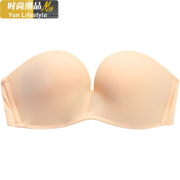 YUNWUXIN无肩带文胸聚拢防滑美背礼服内衣女薄款抹胸式裹胸婚纱专用小胸罩抹胸