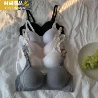 YUNWUXIN性感裹胸小胸聚拢无钢圈胸罩抹胸大胸显小文胸学生内衣女夏季薄款抹胸