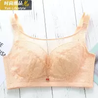 YUNWUXIN罩杯薄款内衣女胖mm加大无钢圈文胸抹胸防走光收副乳显胸小胸罩抹胸