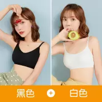 YUNWUXIN内衣女无钢圈小胸聚拢调整型美背文胸罩夏季薄款学生少女抹胸抹胸