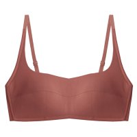 YUNWUXIN贴身日记复古一字领莫代尔内衣女光面无钢圈文胸打底防走光抹胸式抹胸