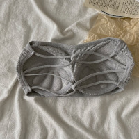 YUNWUXIN夏季无肩带抹胸内衣少女小胸聚拢防走光裹胸美背防滑文胸性感上衣抹胸