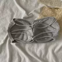 YUNWUXIN夏季无肩带抹胸内衣少女小胸聚拢防走光裹胸美背防滑文胸性感上衣抹胸