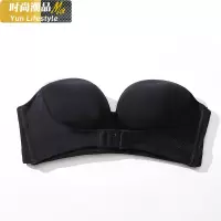 YUNWUXIN无肩带内衣女聚拢防滑上托隐形抹胸胸垫婚纱专用小胸前扣美背文胸抹胸
