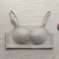 YUNWUXIN无钢圈性感加厚交叉美背文胸聚拢厚小胸裹胸内衣防走光抹胸式胸罩抹胸