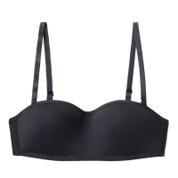 YUNWUXIN靴下物无肩带内衣女抹胸式大胸显小胸聚拢文胸罩薄款隐形裹胸防滑抹胸