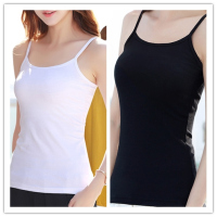 YUNWUXIN色小吊带背心女棉质修身显瘦百搭1-2件夏季女装学生上衣打底衫吊带