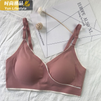 YUNWUXIN泰国乳胶内衣女透气无钢圈聚拢新款交叉美背防下垂背心文胸罩吊带